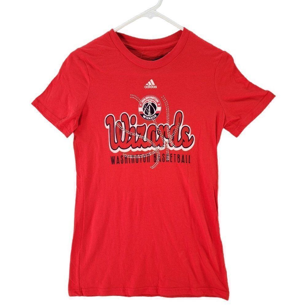Washington Wizards Adidas NBA 4Her Youth Female Large Short Sleeve V42